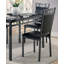 Ensemble de salle à manger pratique de 5 pièces avec plateau en faux marbre et quatre chaises d'appoint pour des espaces de repas confortables