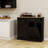 Two Drawers And Two-Compartment Tilt-Out Trash Cabinet Kitchen Trash Cabinet-Black