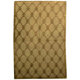 Hand-Knotted High-Quality Green Area Rug