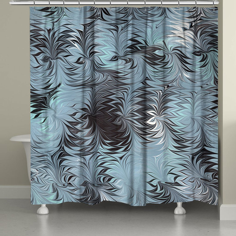 Hayhurst Abstract Shower Curtain