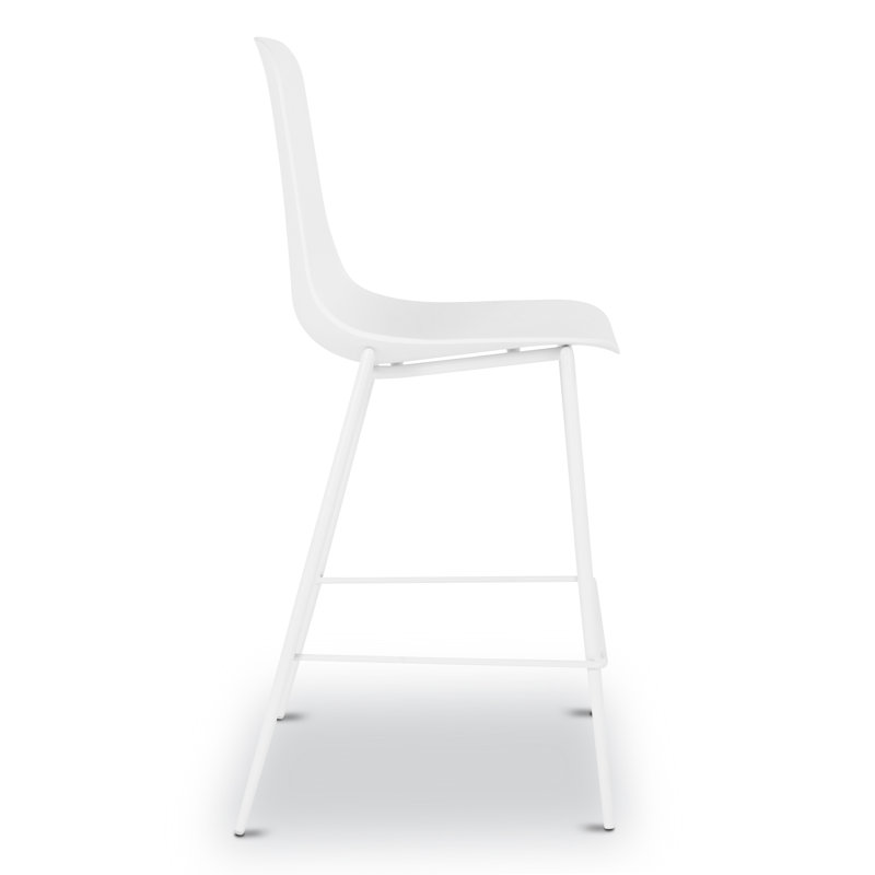 Sylvester Counter Stool, White