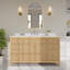 Meuble-lavabo simple autoportant avec plateau en quartz Pendry-134165686