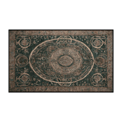 Machine Washable Gray Area Rug