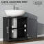 Meuble-lavabo 23,6 po avec rangement