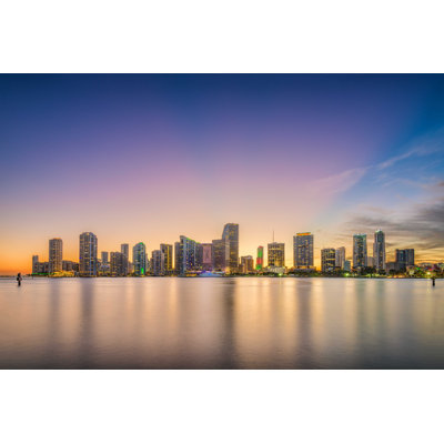 " Miami, Florida, USA Skyline "