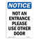 SignMission Not An Entrance Please Use Other Door Sign - Wayfair Canada