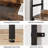 5-Tier Rustic Double Wide Industrial Bookshelf