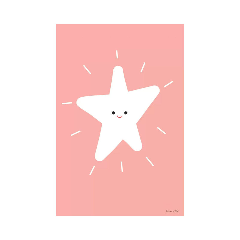 Star - Wrapped Canvas Print, 20.32 cm H x 30.48 cm W