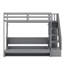 Lit escamotable double sur double avec lève-personne hydraulique et conception de bureau-110438564