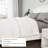 Plymouth Home Pillow Top King Mattress Topper - Plush and Supportive Baffle Box Down and Duck Featherbed with 4-Inch Gusset and Cotton Cover-19700019