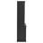 Amara 79 Inch Large Storage Display Cabinet In Black Oak