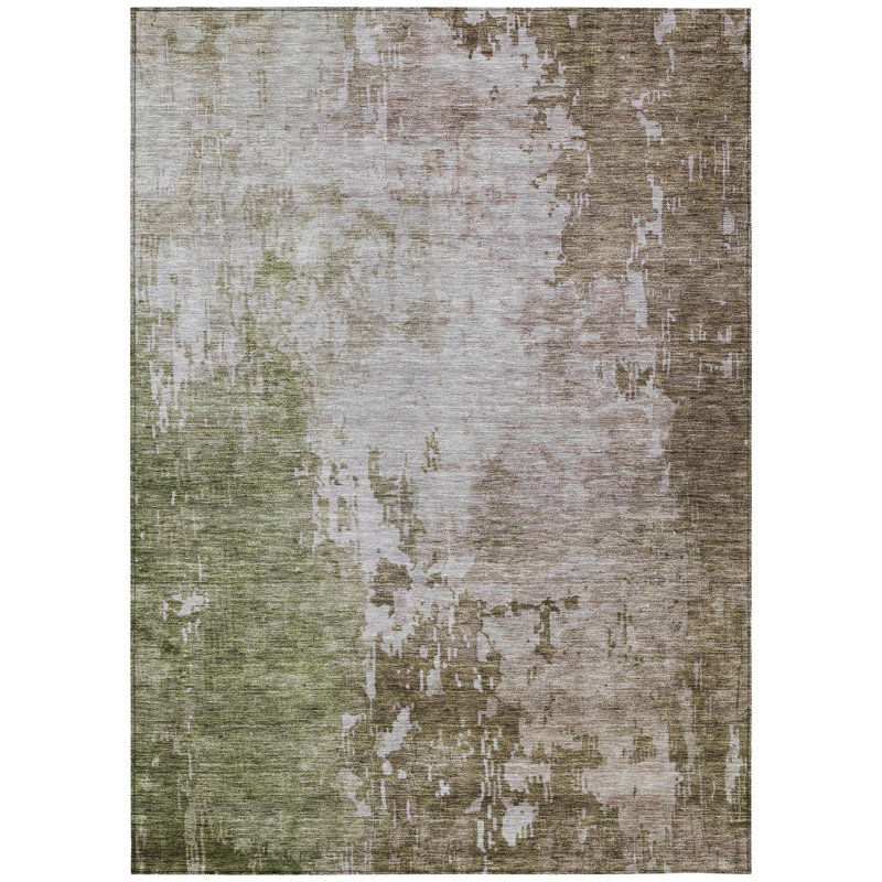 Tapis intérieur / extérieur brun Adiva , 5' x 7'6"