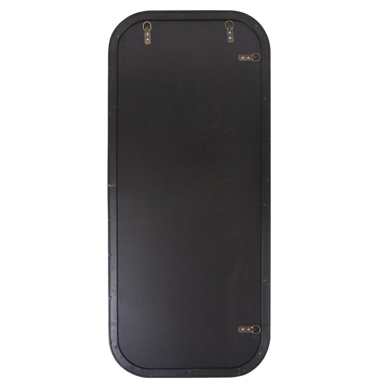 Matte Black Metal Dressing Mirror