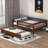 Haylyn Full Platform Bed with Trundle-442321770
