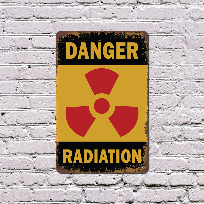 Panneau de danger en aluminium 7 po x 10 po