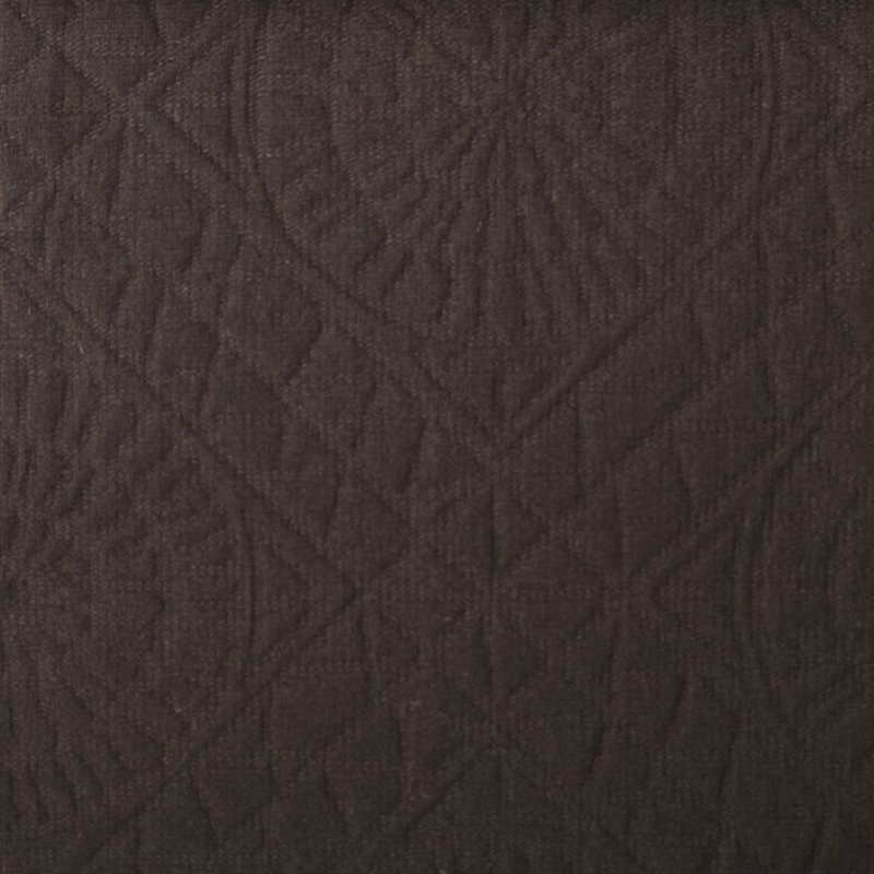 Tissu ventana Alfred Shaheen, Chocolat