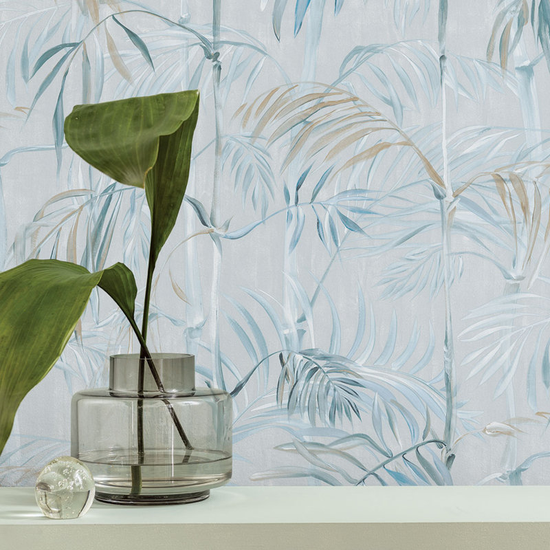 Andonia Floral Wallpaper Double Roll, Sage