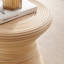 Table d'appoint ronde en rotin naturel Tavi