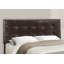 Grand lit tapissier transitionnel d'aspect cuir brun | Idée de cadeau-696247717