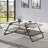 Oak And Sandy Grey 1-Shelf Coffee Table