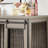 Multifunctional TV Stand Dog Crate with Double Spaces, Ideal for Multiple Dogs and Home Decor, Featuring Storage and Comfort-1943693322