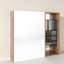 Armoires à pharmacie peu encombrantes, avec miroir de rangement en bois 31,56 po pour maison moderne