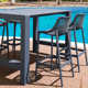 Farrah Rectangular 4 - Person Outdoor Dining Set