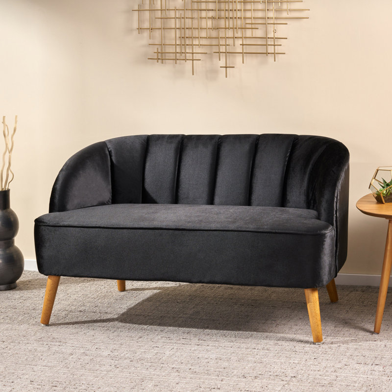 Canapé moderne LOVESEAT, Noir