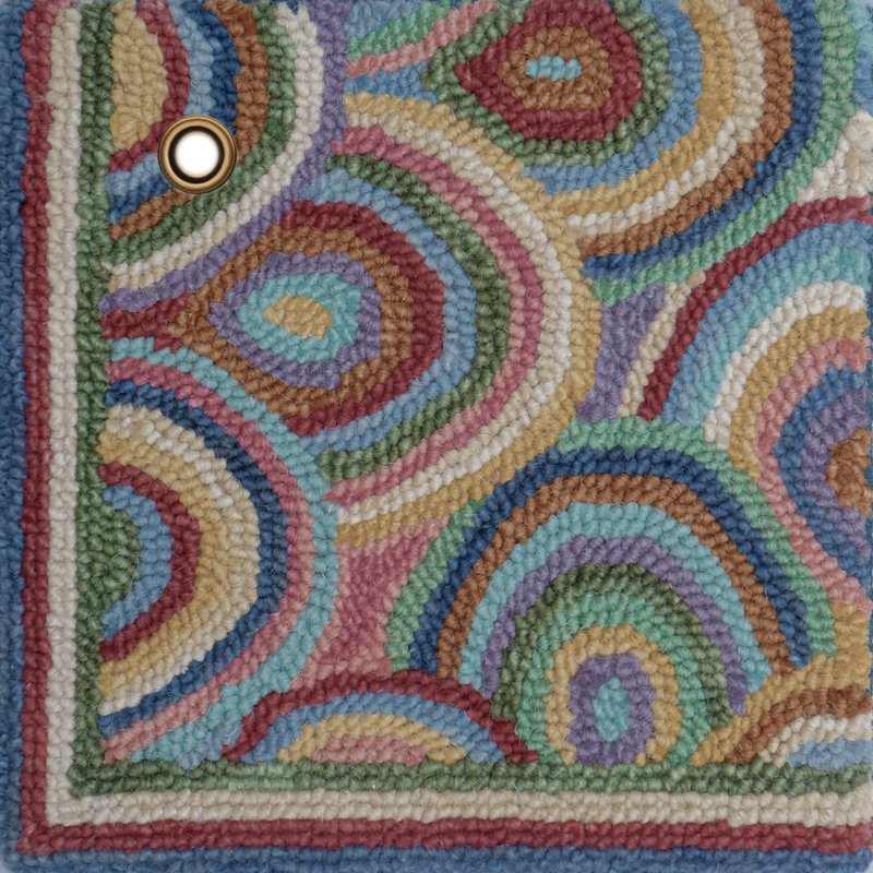 Rainbows Hand-Tufted Wool Area Rug, Runner 2'6" x 8'