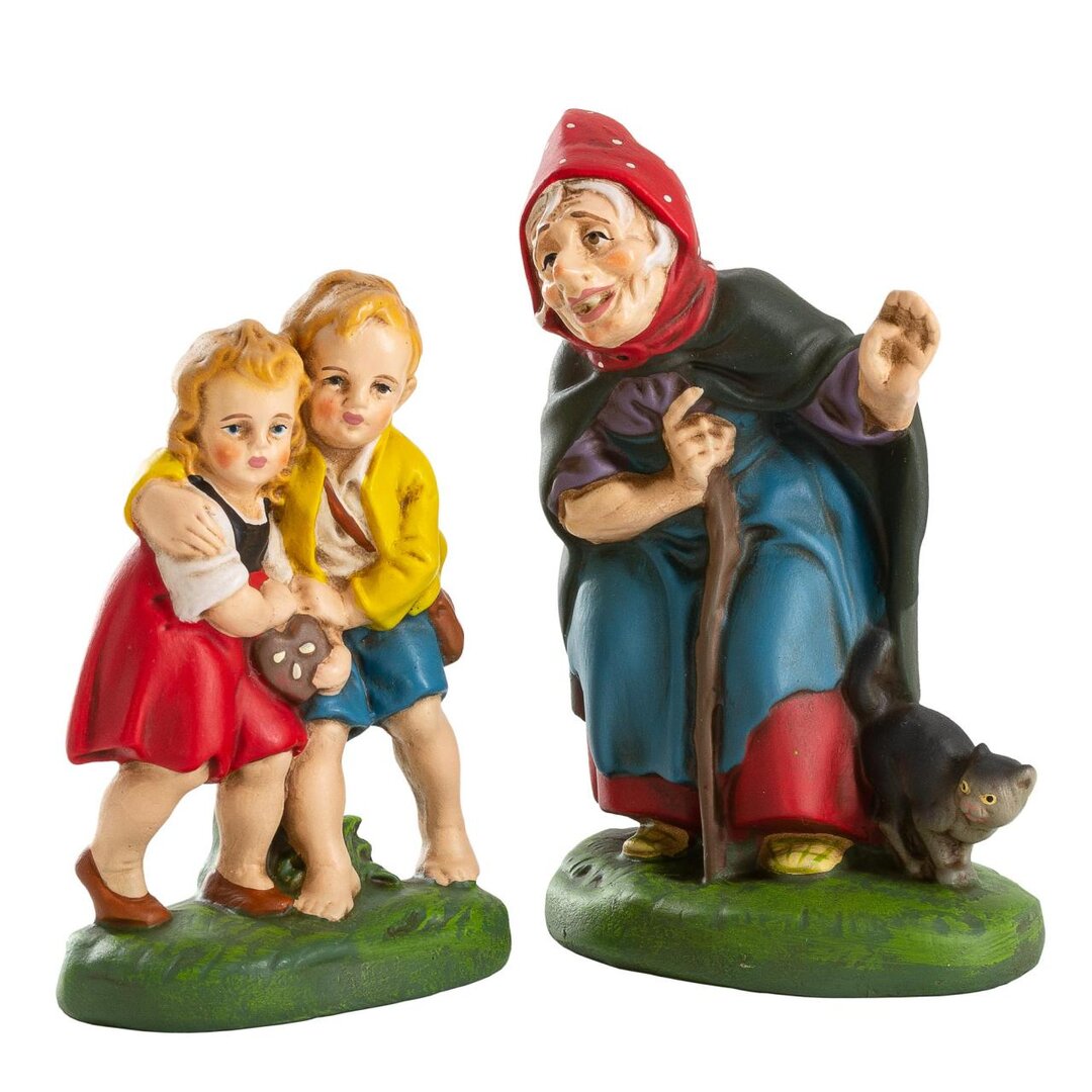 Figur Hänsel und Gretel mit Hexe