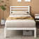 Midajah Bamboo Bed Frame with Slatted Headboard