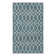Teal Gitter Indoor/Outdoor Trellis Rug