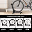 Moville Steel Freestanding Adjustable Bike Rack