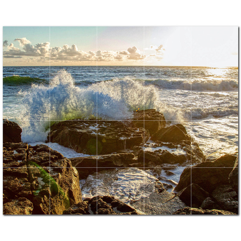 Vagues photo 4,25 x 4,25