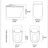 MEDUNJESS Smart Toilet With Auto Lid, Heated Seat, Instant Warm Water, Wireless Remote, Night Light & Multiple Wash Modes-114236111