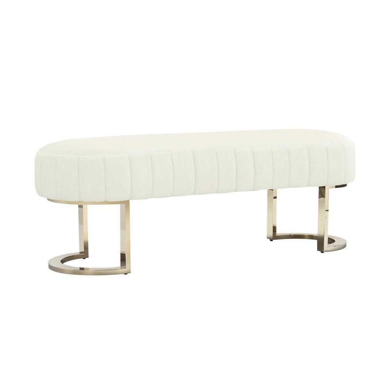 Harlow Upholstered Bench, Shell