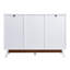 Solid Wood Rectangle Accent Cabinet