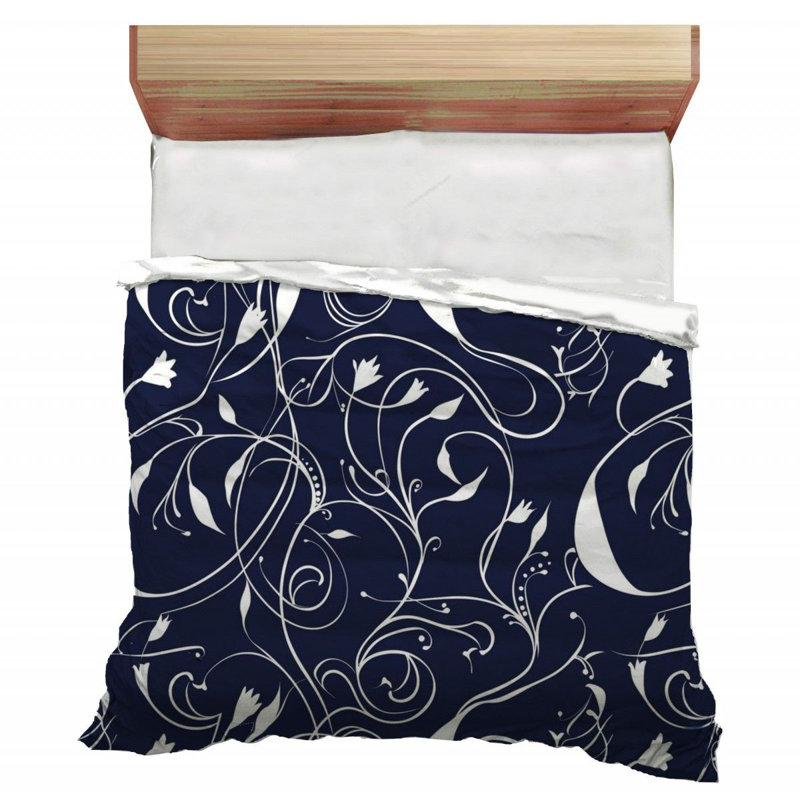 Édredon uni en microfibre / polyester, Grand édredon