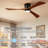52 In. 3-blade Smart Indoor Flush Mount Ceiling Fan With Remote Control, Noiseless Reversible Dc Motor, Dimmable Led Light-1397411507-1397411504