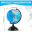 Globe terrestre 8 pouces avec support