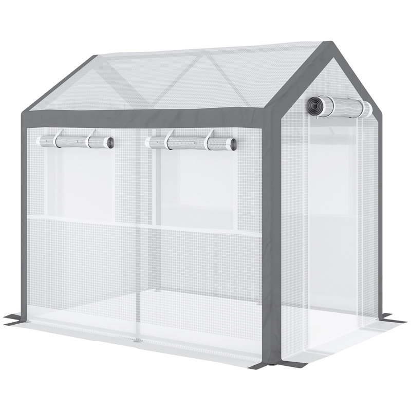 Serre de plain-pied 8 pi x 6 pi x 7,5 pi