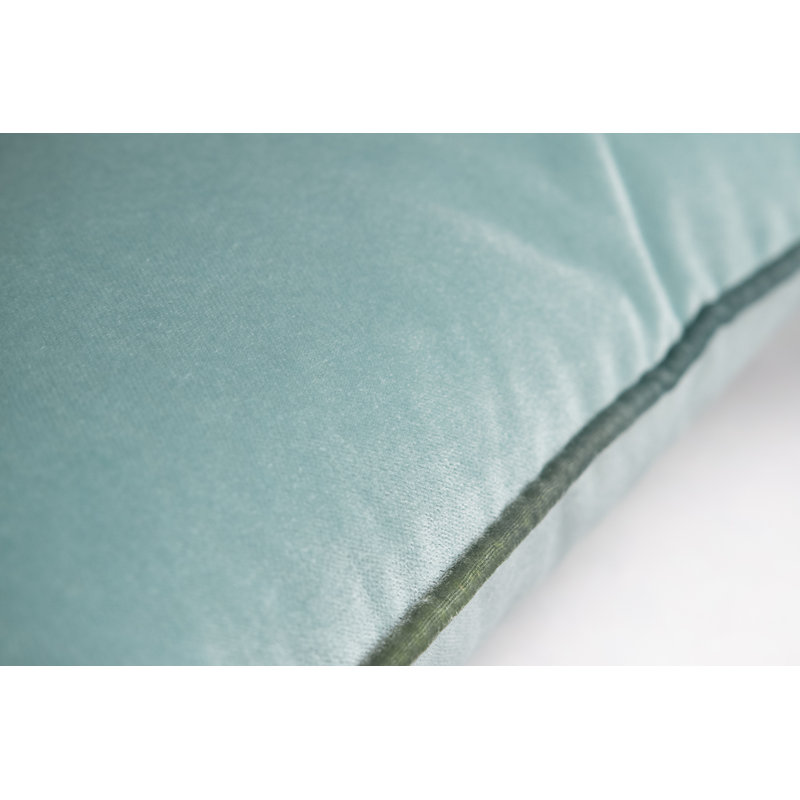Velvet Pillow Cover & Insert, Basil, Square 20"