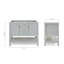 Base de meuble-lavabo simple 42 po Abdullah-55779778