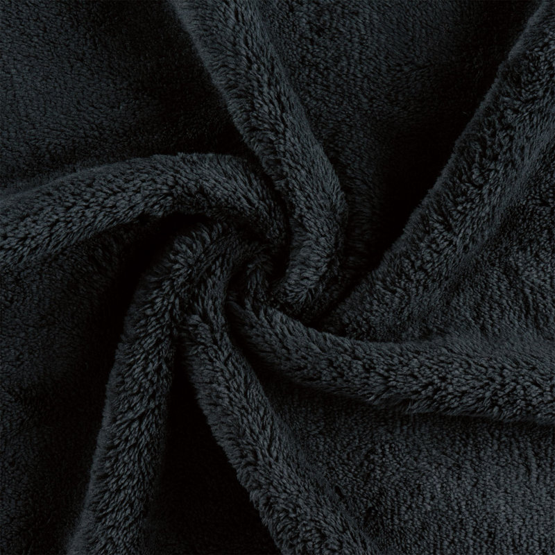 Arkwright Bck2U Coral Fleece Salon Towel 16x27 (10/Pack), Black