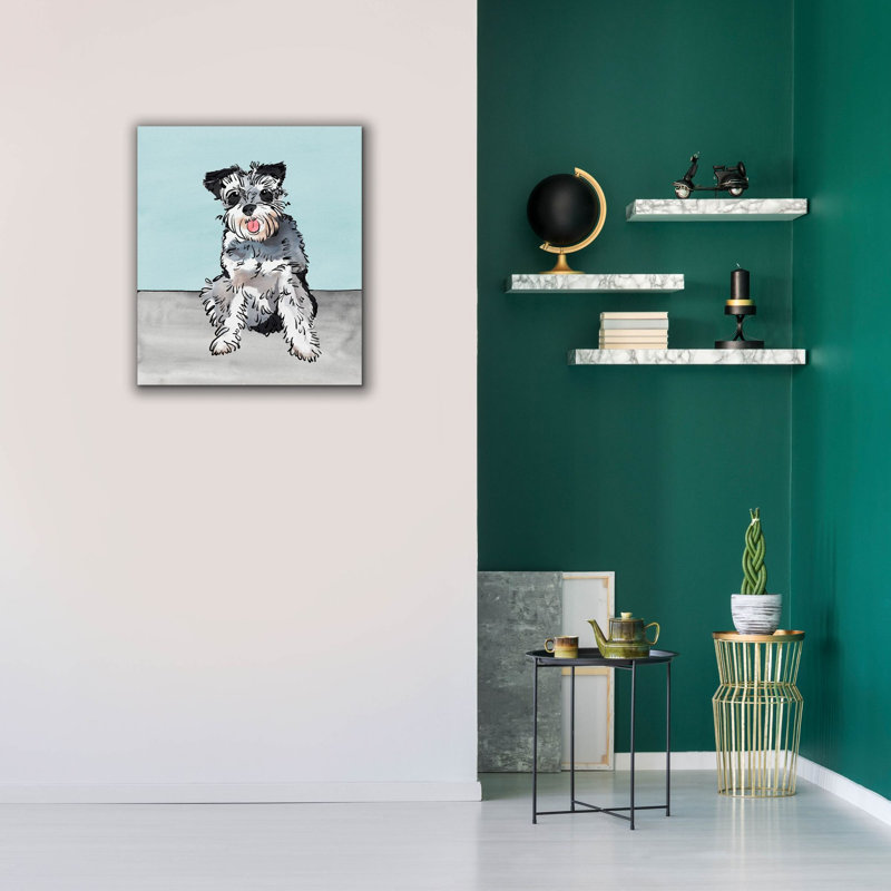  «Pet Portrait 4» par Annie Warren, art mural sur toile, 26 po x 30 po, H 30 po x l 26 po