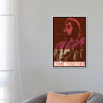 John Lennon Rocker Red - Advertisements Print