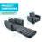 18'' Upholstered Sleeper Sofa Air Mattress