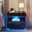 21.7'' W 2-Drawer Nightstand With Led Lights-1490806323
