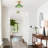 1-Green dimmable glass ceiling light