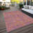  Machine Washable Indoor/Outdoor Chayden ACN1031 Brown Rug-1040769266